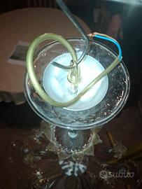 lamparuo vetro sei lampadade nanxanti di tre rose 