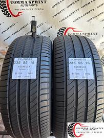 2 PNEUMATICI 235/55 R18 MICHELIN ESTIVE SEMINUOVE