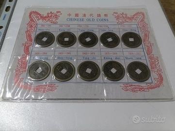 Riproduzione monete Cinesi dal 1644 al 1911