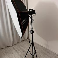 Softbox Walimex Pro Octa 120cm + Godox GS20