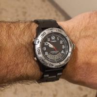 Orologio Timex nero cinturino acciaio 