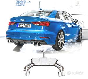 SILENZIATORE DI SCARICO PER AUDI A3 SEDAN 13-20 LO