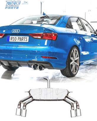 SILENZIATORE DI SCARICO PER AUDI A3 SEDAN 13-20 LO