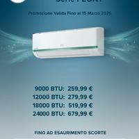 Climatizzatore Kosami Peony 9000-24000 BTU