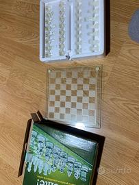 Scacchiera completa in vetro 25x25