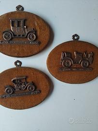 medaglie modelli auto d'epoca 
