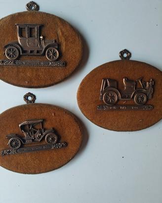 medaglie modelli auto d'epoca 