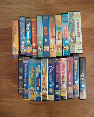Lotto 20 VHS originali Walt Disney