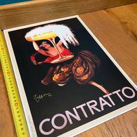 Stampa Poster Manifesti Vintage Contratto