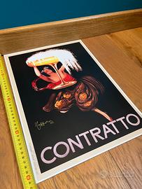 Stampa Poster Manifesti Vintage Contratto