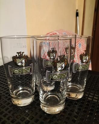 Lotto 5 Bicchieri Birra FORST 0,3L