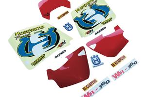 Adesivi Huvsqarna WR 360 1994 Campioni del mondo