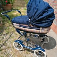 Carrozzina Inglesina blu 