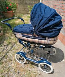 Carrozzina Inglesina blu 