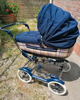 Carrozzina Inglesina blu 