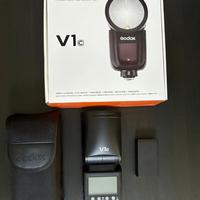 Flash Godox V1 per Canon pari NUOVO