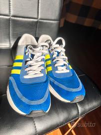 Scarpe Adidas uomo blu e gialle