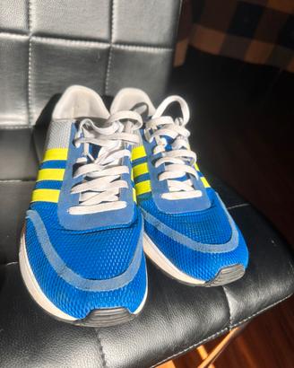 Scarpe Adidas uomo blu e gialle