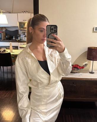 vestito off white