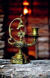 Antico portacandela con drago lampada aladino - Collezionismo In vendita a  Potenza