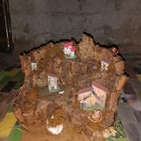 Presepe in sughero senza pastori prezzo trattabile