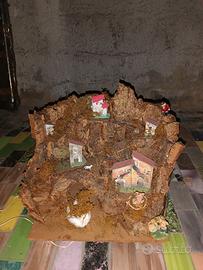 Presepe in sughero senza pastori prezzo trattabile