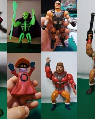 Scare Glow + Laser He-Man + Altri MOTU vintage '80