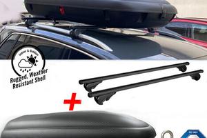 BAULE Box Tetto + BARRE Portatutto per SEAT ATECA