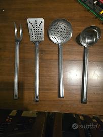 Set 4 utensili da cucina LAGOSTINA in acciaio INOX