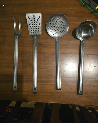 Set 4 utensili da cucina LAGOSTINA in acciaio INOX