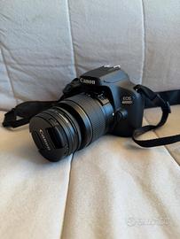 Canon EOS 4000d + Obiettivo 18-55 mm + Accessori