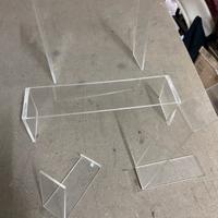 Alzatine espositori plexiglass per scarpe