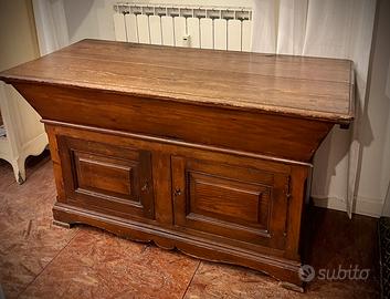 Antica madia toscana in legno massello 1800