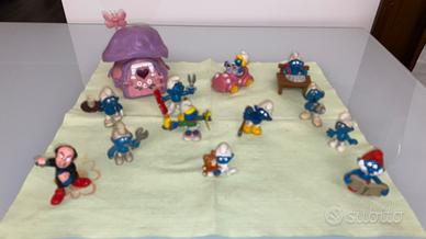 I puffi lotto vintage anni 80 smurfs