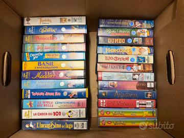 Lotto Videocassette VHS Cartoni Animati e Film