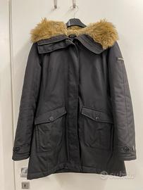 Woolrich sfiancato con pelliccia ecologica