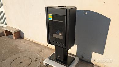 stufa legna fiamma verticale lunga autonomia