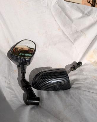 Specchietti universali Carbon look