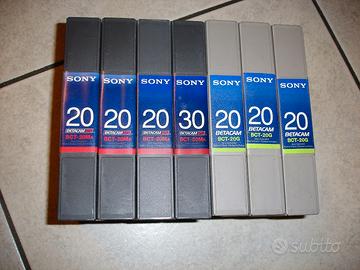 GRUPPO VIDEOCASSETTE SONY BETACAM SP