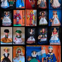 Bambole Regionali anni 70/ 80 hand-made 
