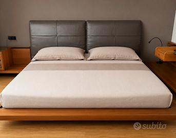 Letto matrimoniale Futon testiera ecopelle