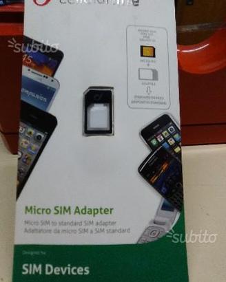 Adattatore micro sim cellularline