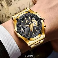 orologio acciaio elegante uomo