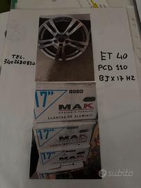 Cerchi in lega MAK 17”