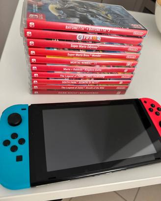 Nintendo Switch 1(No Oled) + 10 giochi