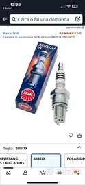 Candela accensione NGK  iridium BR8EIX