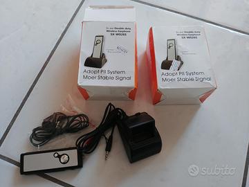 Coppia di cuffie wireless SX-W026S con radio FM