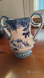 Set vasetto e vaso vintage ceramica Mazzotti