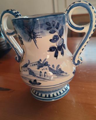 Set vasetto e vaso vintage ceramica Mazzotti