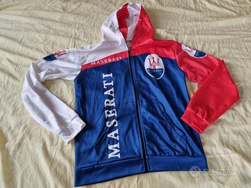 Felpa acetata Maserati nuova, tg. L, da 99 a 55 €